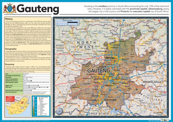Map of Gauteng