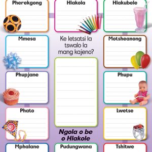 Birthday Calendar / Khalendara ya matsatsi a tswalo